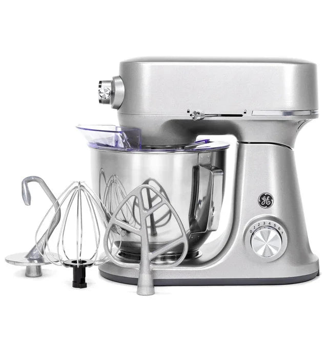General Electric GE Stand Mixer - Silver - Tashqila General Electric GE Stand Mixer - Silver - Tashqila